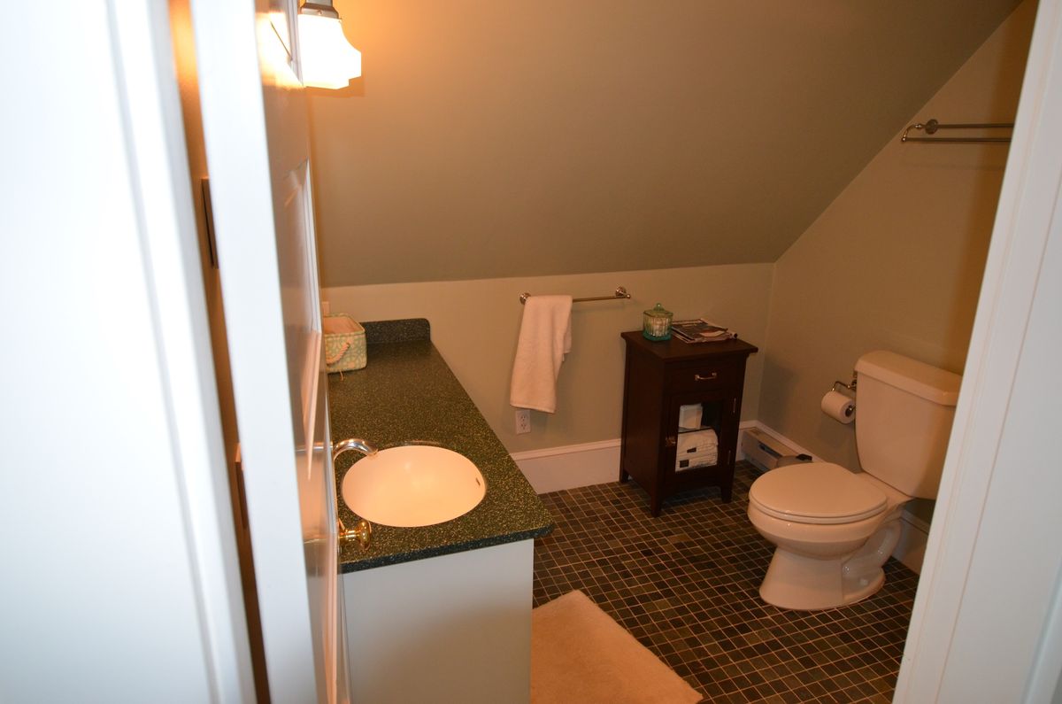 Before: Attic Bathroom Conversion