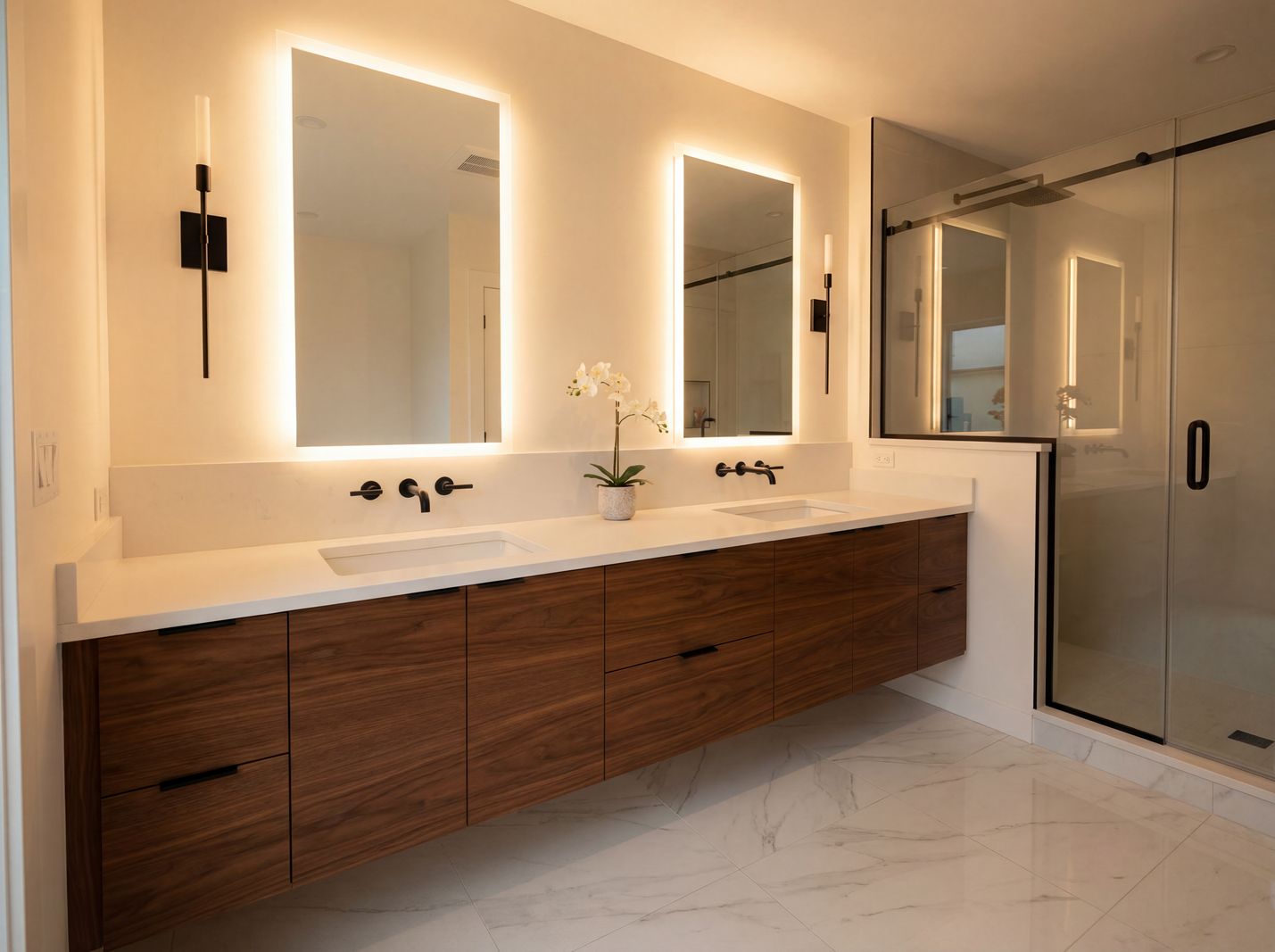 Vanity Installation project in Seattle, WA